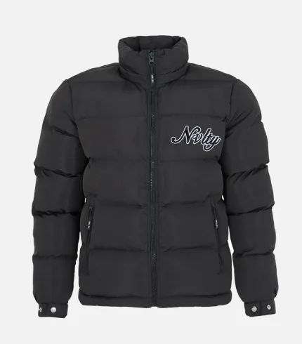 Nvlty Signature Puffer Jacket Black (2)