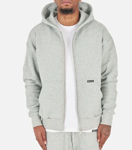 Nvlty Essential Zipped Tracksuit Grey (3)
